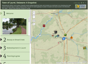 GIS Story Map of Laurel, Delaware
