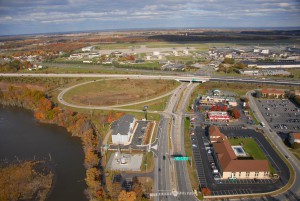 Aerial photo of TID near Dover airforce base