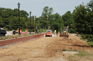 The Capital City Trail is under construction 