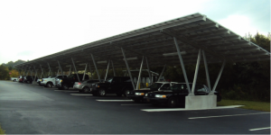 Carport-Mounted Solar Array