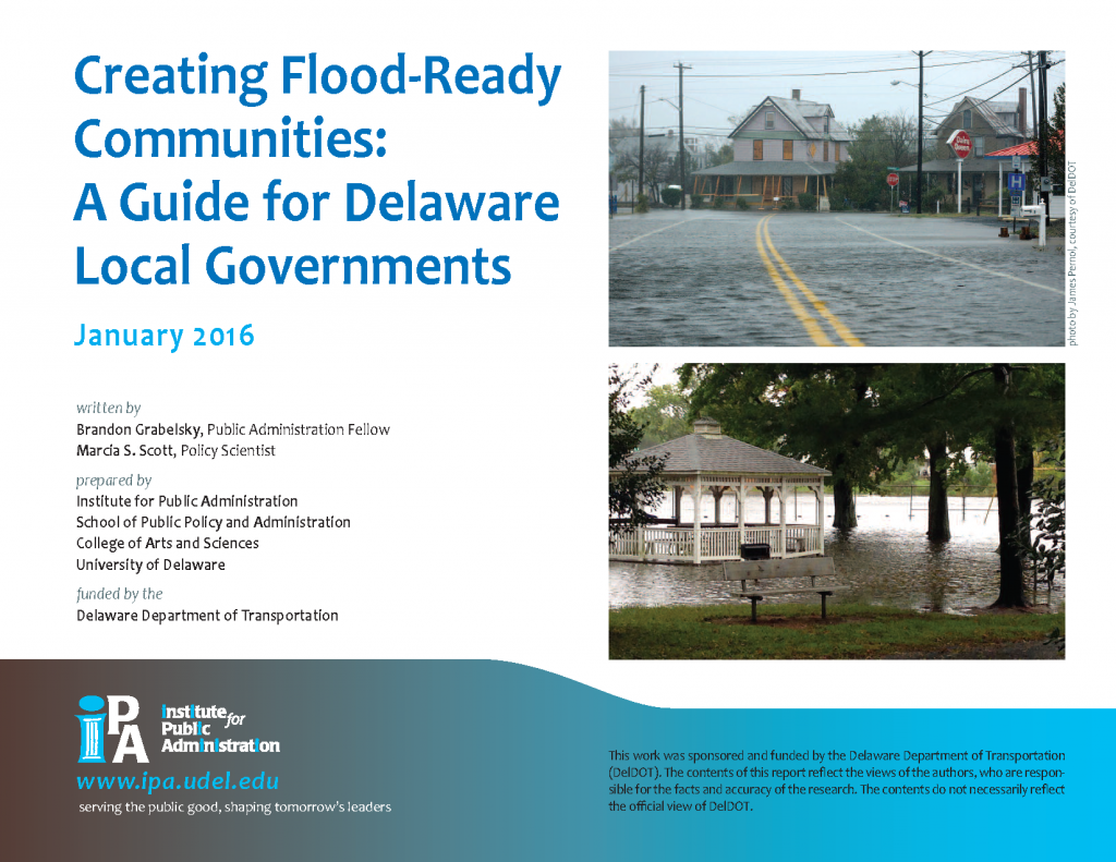 Cover of Creating Flood-Ready Communities: A Guide for Delaware Local Governments