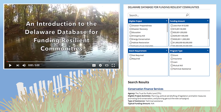 New database for funding resilient communities