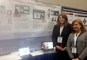 Savannah Edwards and Marcia Scott present at the Transportation Research Board Conference in Washington, D.C.