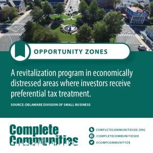 Opportunity Zones: A revitalization program in economically distressed areas where investors receive preferential tax treatment.